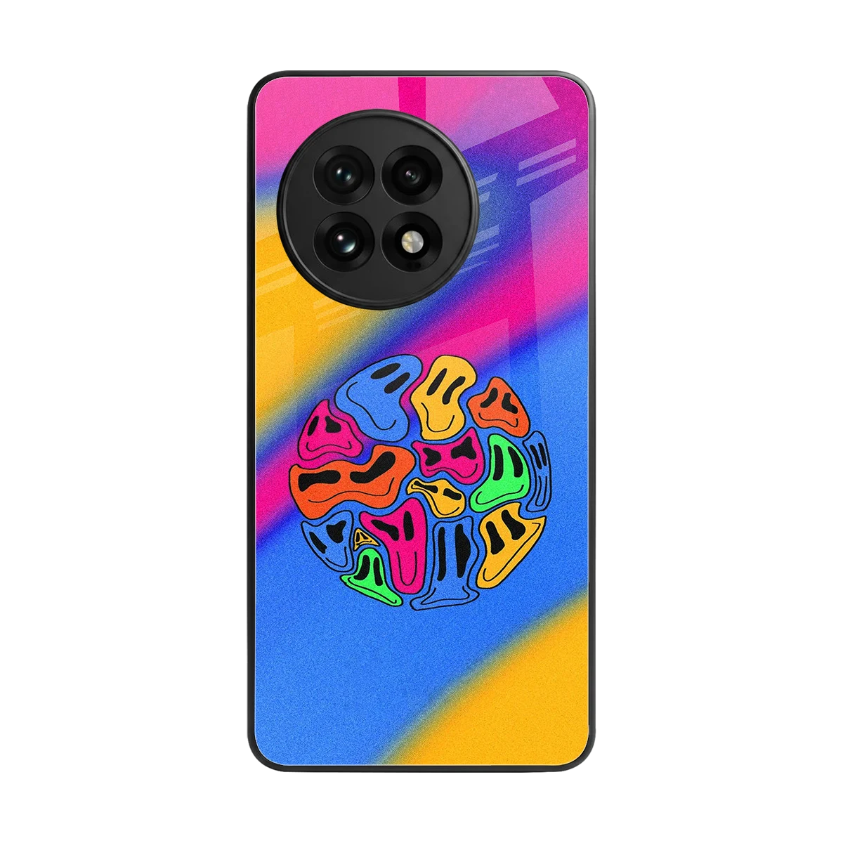 Melted Joy back phone cover | glass case for oneplus 13r