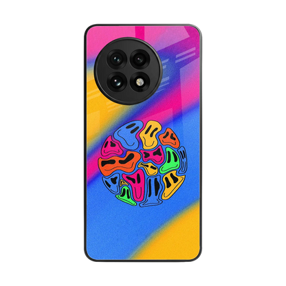 Melted Joy back phone cover | glass case for oneplus 13r