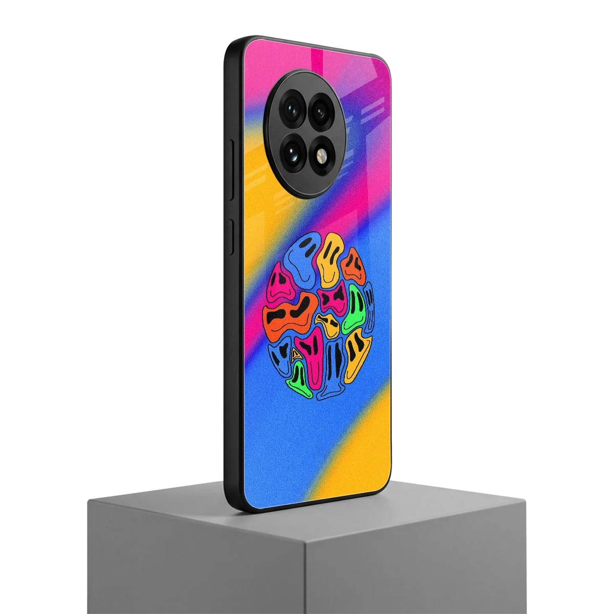 Melted Joy oneplus 13r mobile cover | shockproof glass phone case