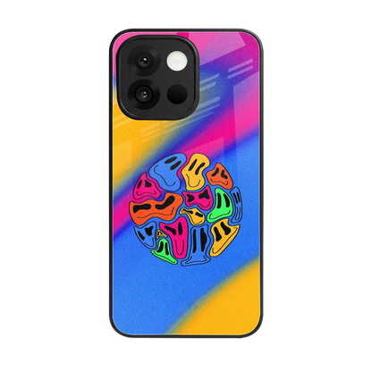 Melted Joy back phone cover | glass case for oneplus 13s