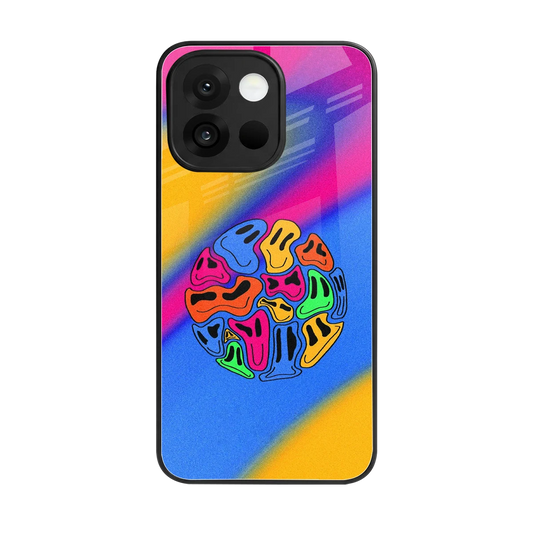 Melted Joy back phone cover | glass case for oneplus 13s
