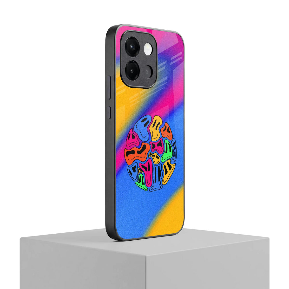 Melted Joy oneplus 13s mobile cover | shockproof glass phone case