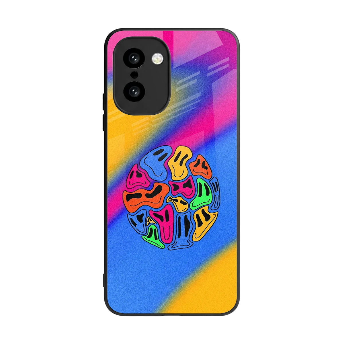 Melted Joy back phone cover | glass case for oneplus 15r