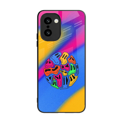 Melted Joy back phone cover | glass case for oneplus 15r