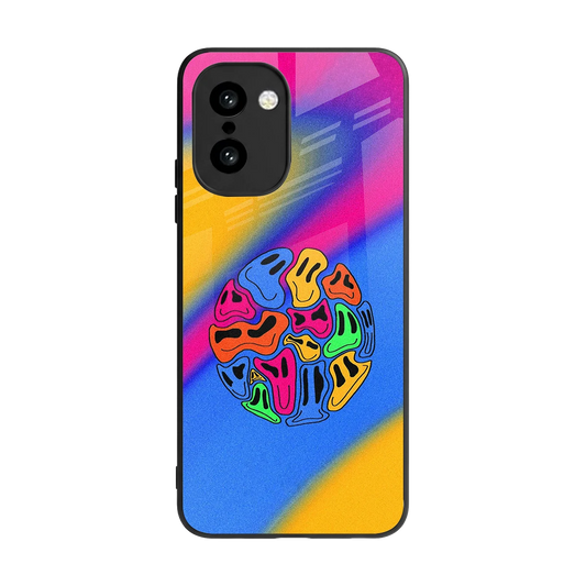 Melted Joy back phone cover | glass case for oneplus 15r