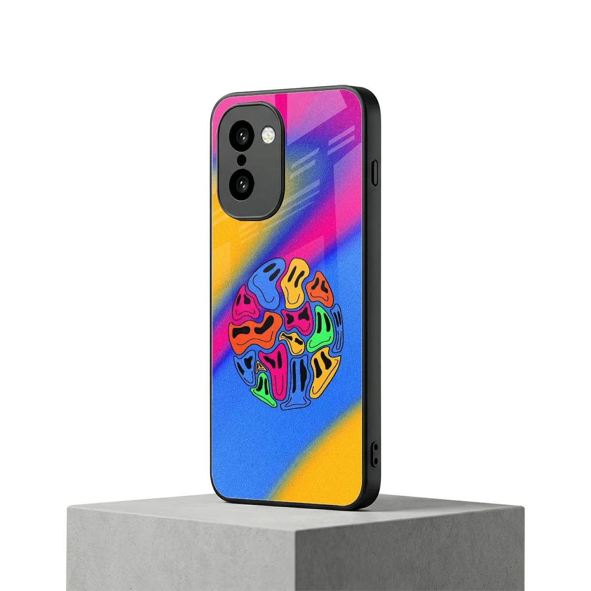 Melted Joy oneplus 15r mobile cover | shockproof glass phone case
