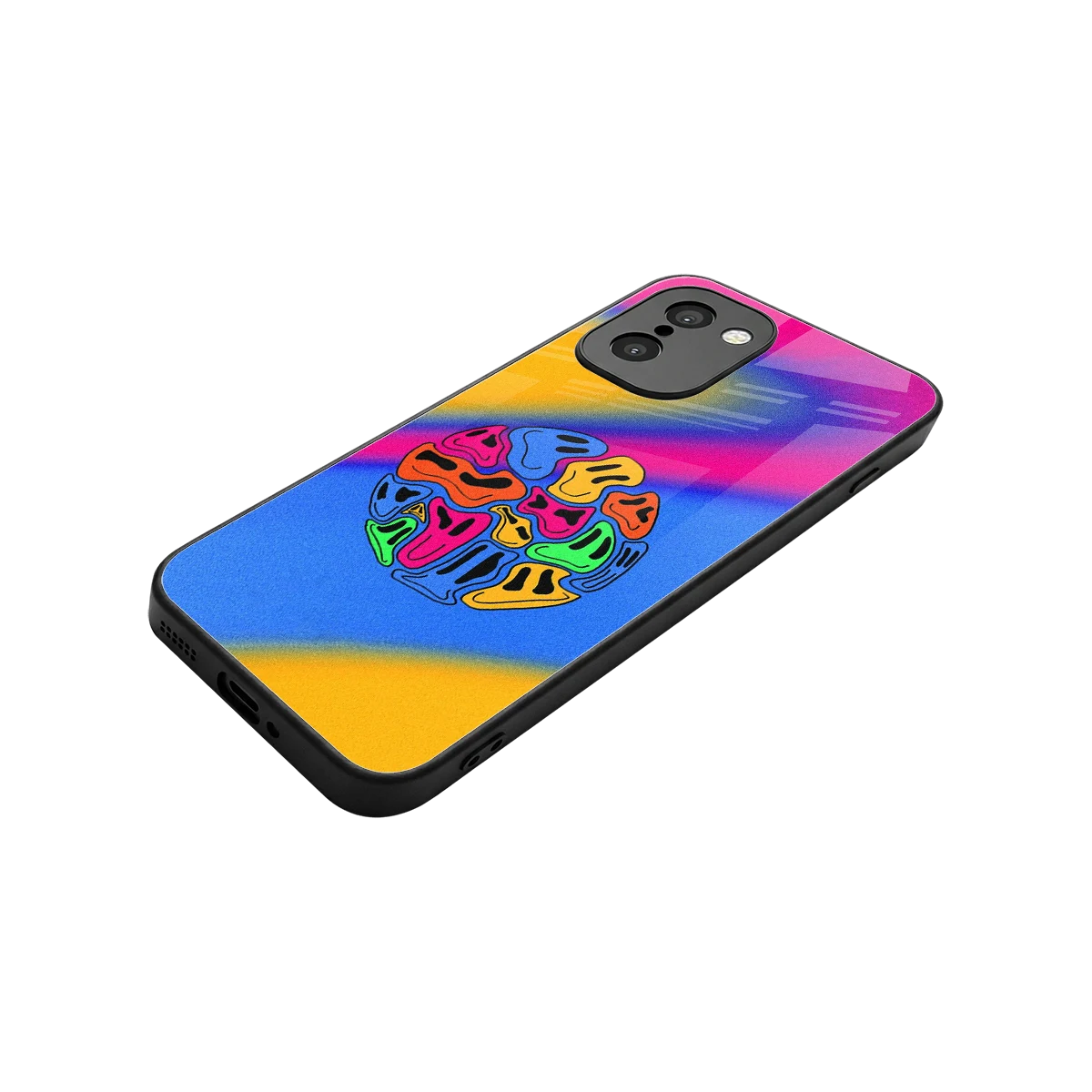 Melted Joy stylish phone case for oneplus 15r | glossy glass and slim fit
