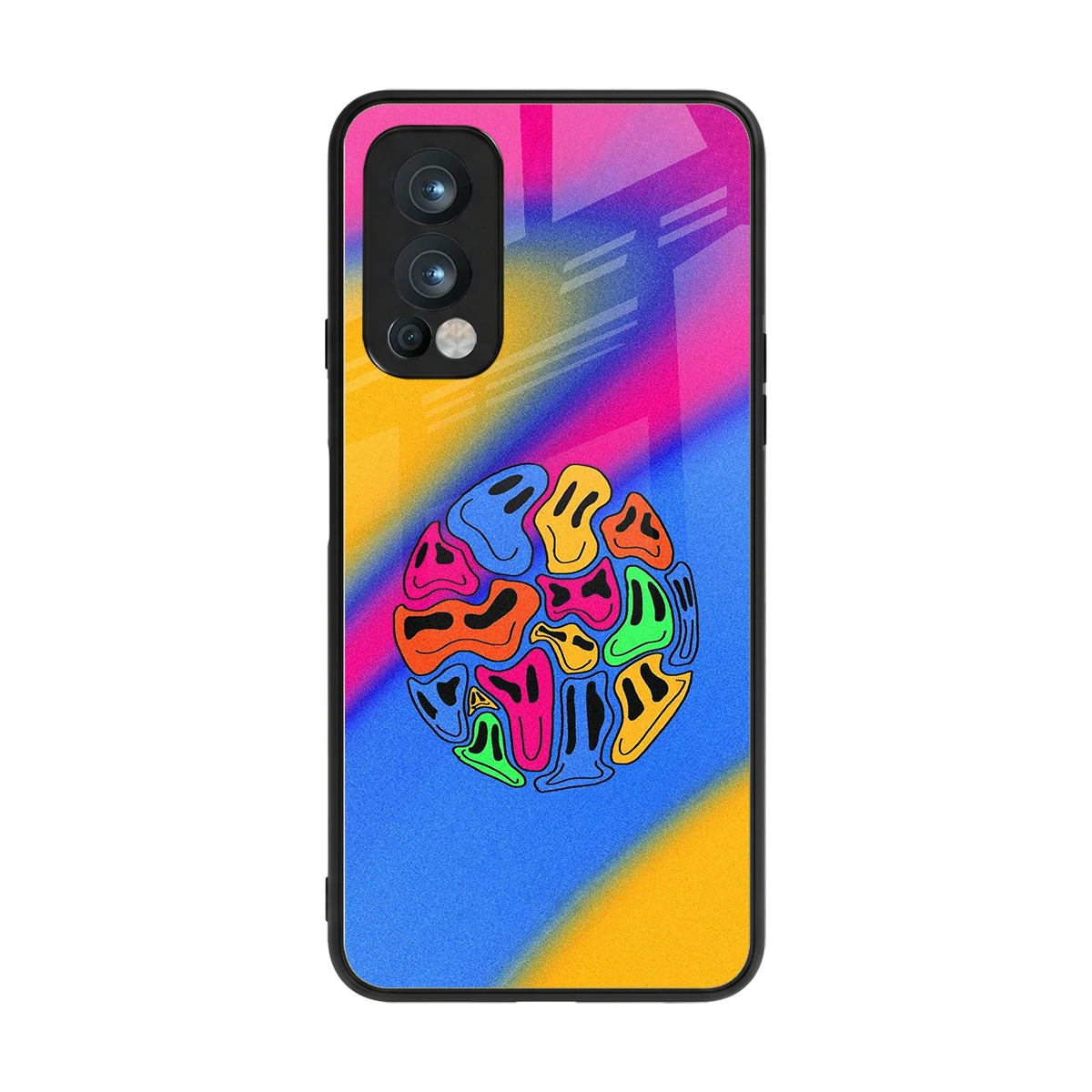 Melted Joy back phone cover | glass case for oneplus nord 2