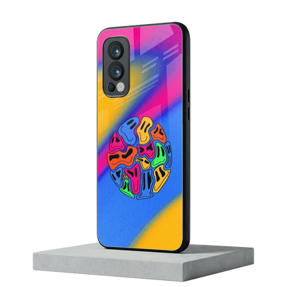 Melted Joy oneplus nord 2 mobile cover | shockproof glass phone case