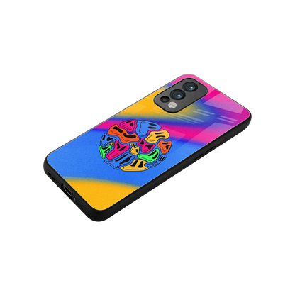 Melted Joy stylish phone case for oneplus nord 2 | glossy glass and slim fit