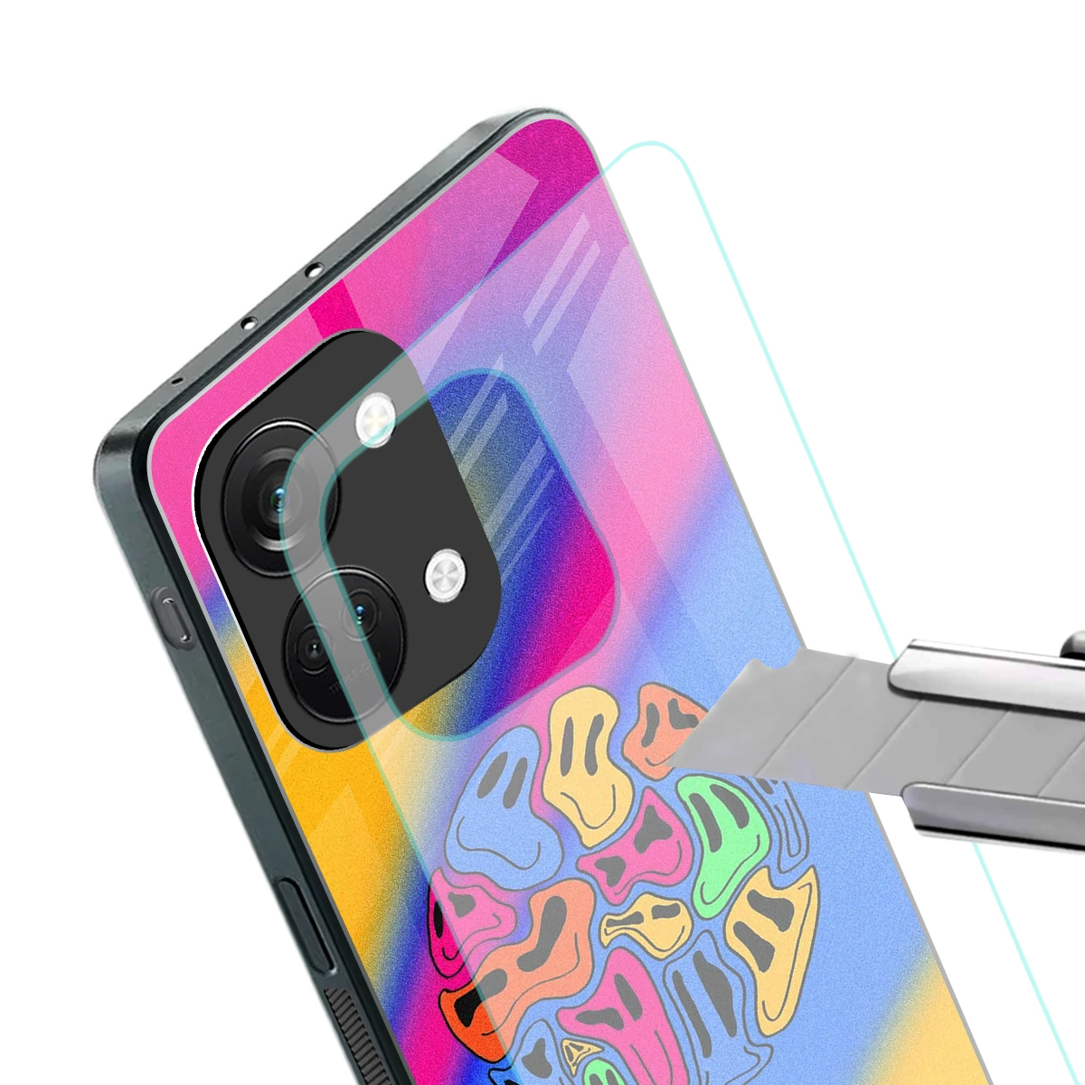 Melted Joy stylish phone case for oneplus nord 3 | glossy glass and slim fit