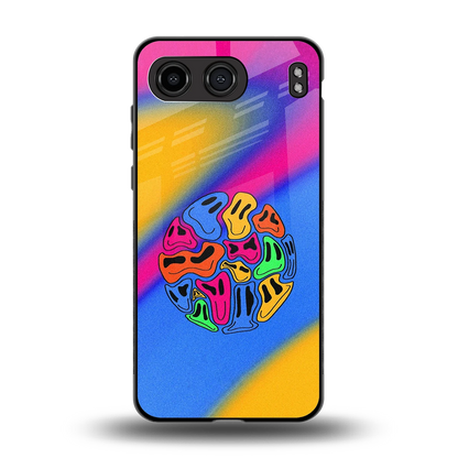 Melted Joy back phone cover | glass case for oneplus nord 4