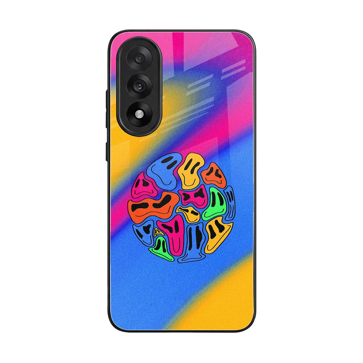Melted Joy back phone cover | glass case for oneplus nord 5