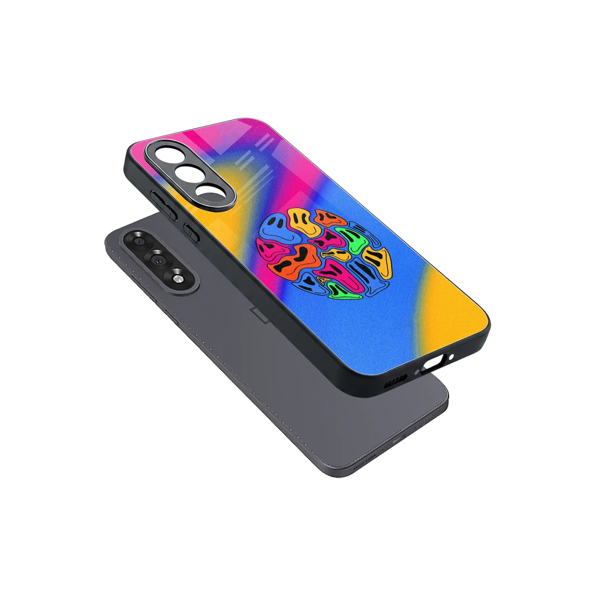 Melted Joy sleek oneplus nord 5 cover with tempered glass back and TPU edges
