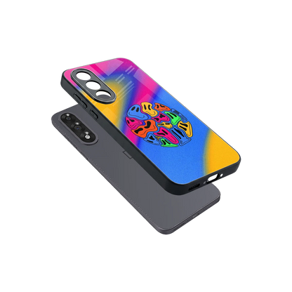 Melted Joy sleek oneplus nord 5 cover with tempered glass back and TPU edges