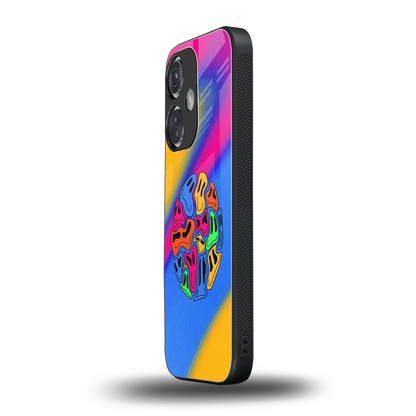 Melted Joy oneplus nord ce 3 mobile cover | shockproof glass phone case