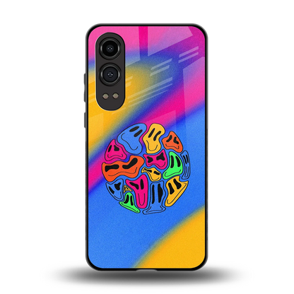 Melted Joy back phone cover | glass case for oneplus nord ce 4 lite