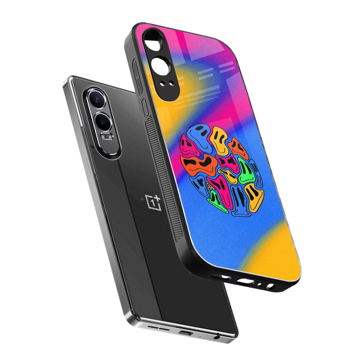 Melted Joy sleek oneplus nord ce 4 lite cover with tempered glass back and TPU edges