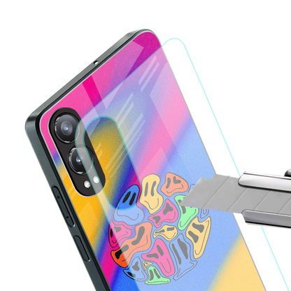 Melted Joy stylish phone case for oneplus nord ce 4 lite | glossy glass and slim fit