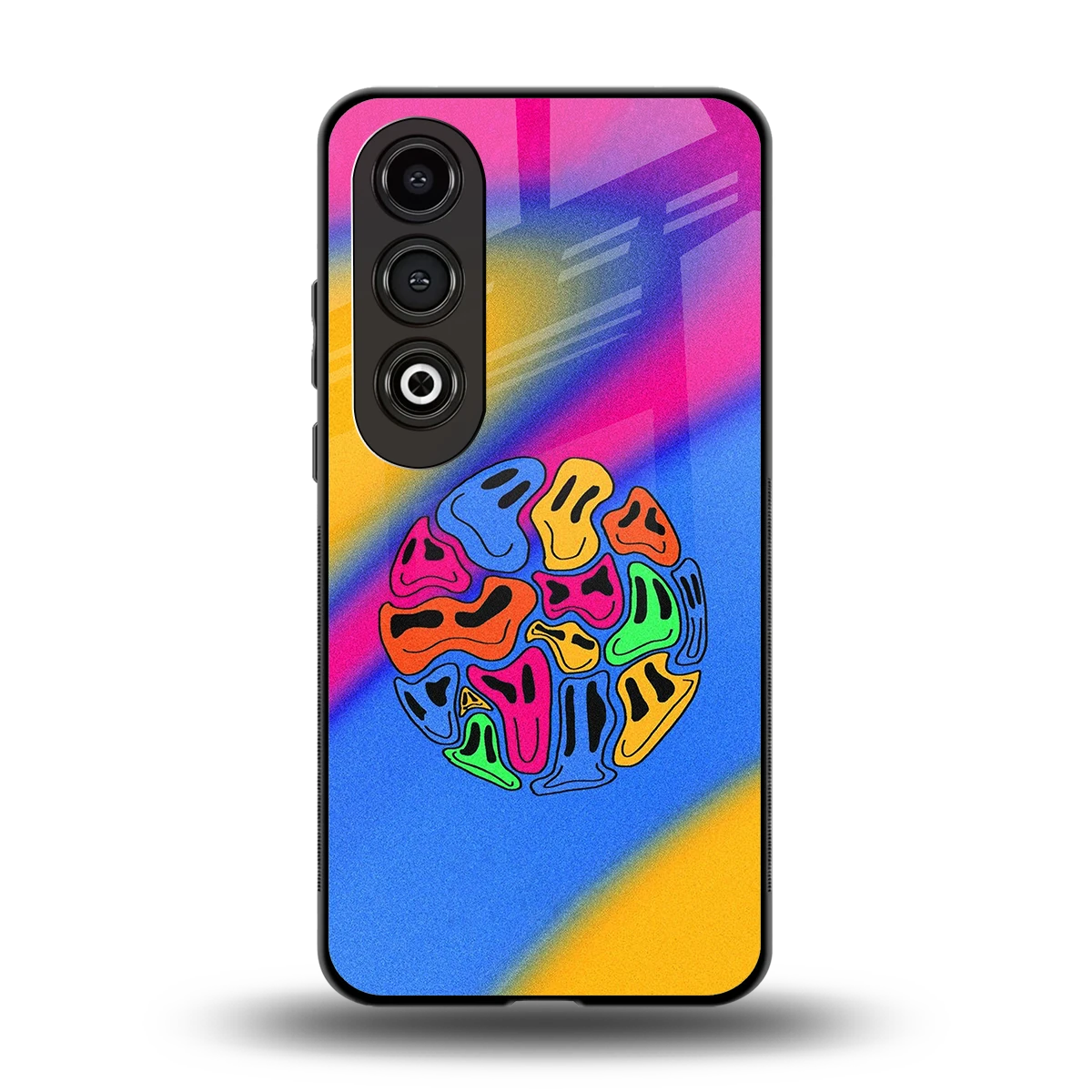 Melted Joy back phone cover | glass case for oneplus nord ce 4