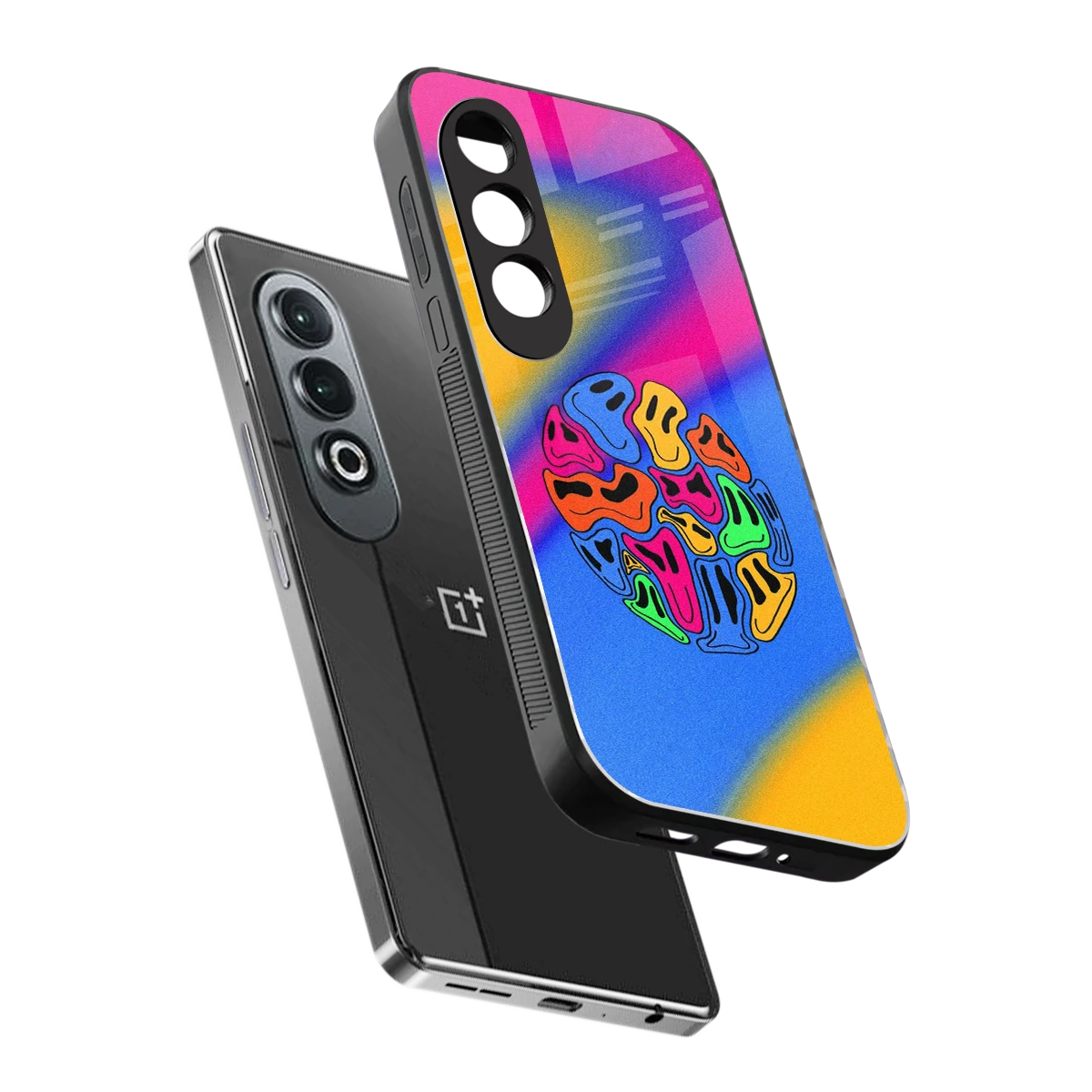 Melted Joy sleek oneplus nord ce 4 cover with tempered glass back and TPU edges
