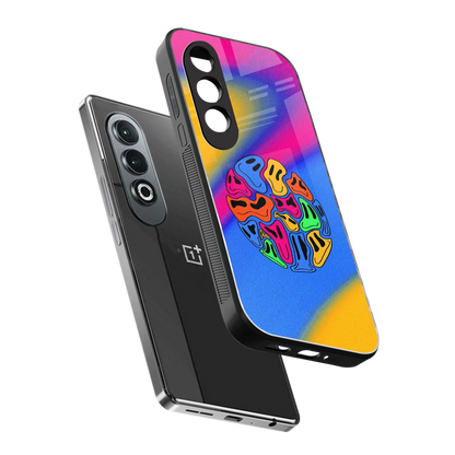 Melted Joy sleek oneplus nord ce 4 cover with tempered glass back and TPU edges