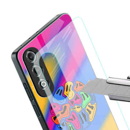 Melted Joy stylish phone case for oneplus nord ce 4 | glossy glass and slim fit