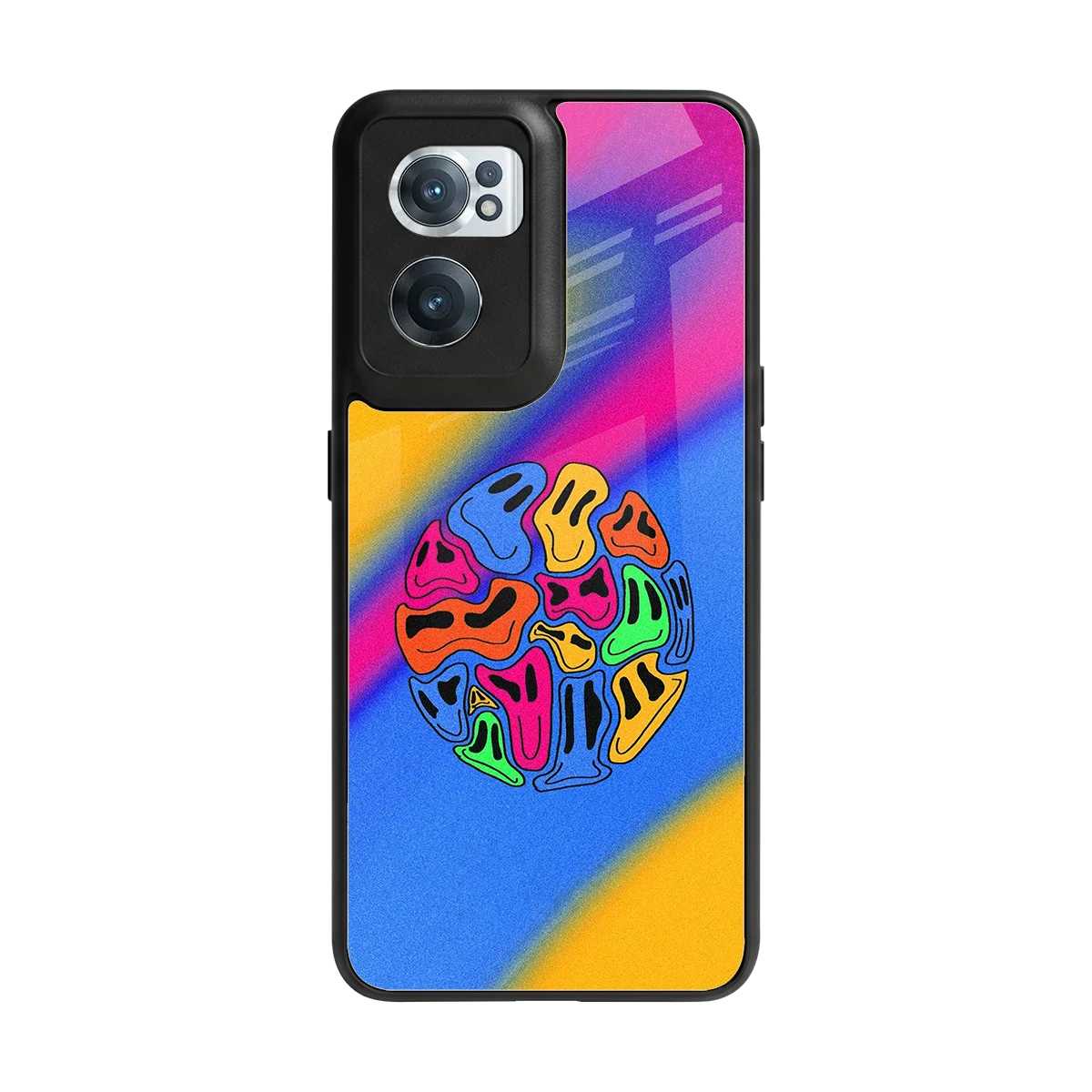 Melted Joy back phone cover | glass case for oneplus nord ce 2