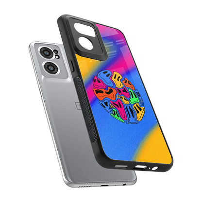 Melted Joy sleek oneplus nord ce 2 cover with tempered glass back and TPU edges