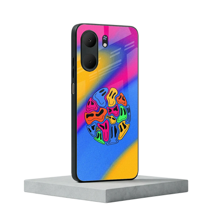 Melted Joy oppo a5x 5g mobile cover | shockproof glass phone case