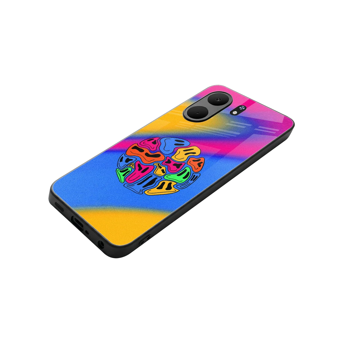 Melted Joy stylish phone case for oppo a5x 5g | glossy glass and slim fit