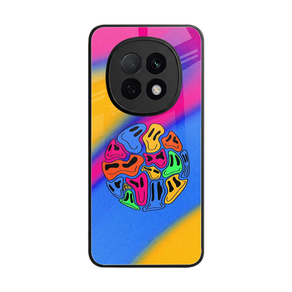 Melted Joy back phone cover | glass case for oppo f29 pro 5g