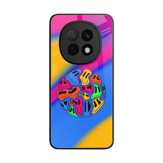 Melted Joy back phone cover | glass case for oppo f29 pro 5g