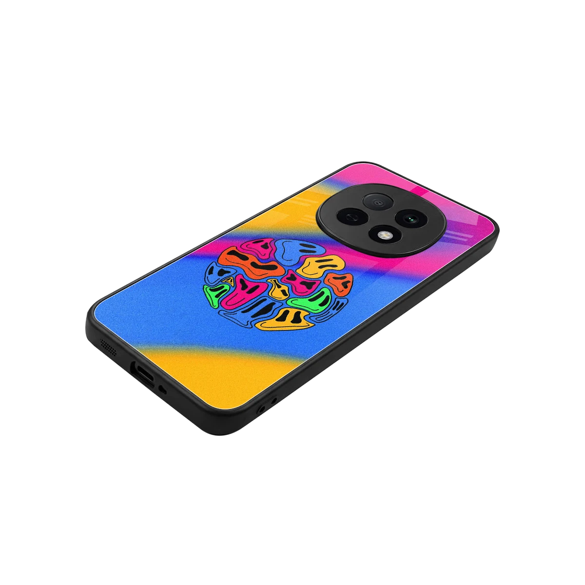 Melted Joy stylish phone case for oppo f29 pro 5g | glossy glass and slim fit