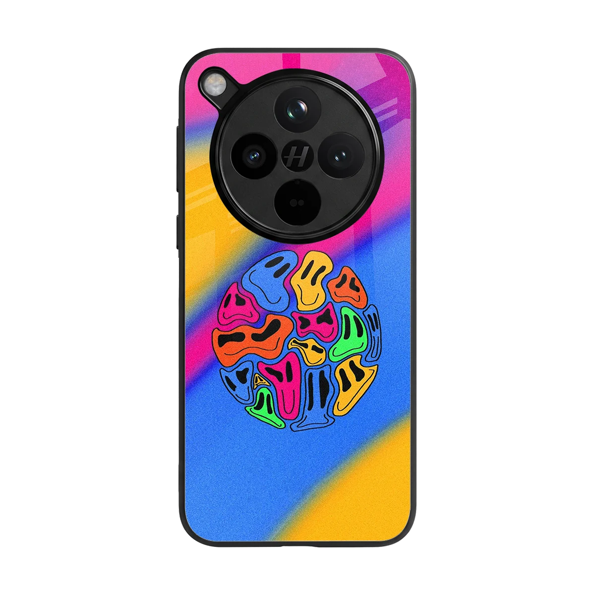 Melted Joy back phone cover | glass case for oppo find x8