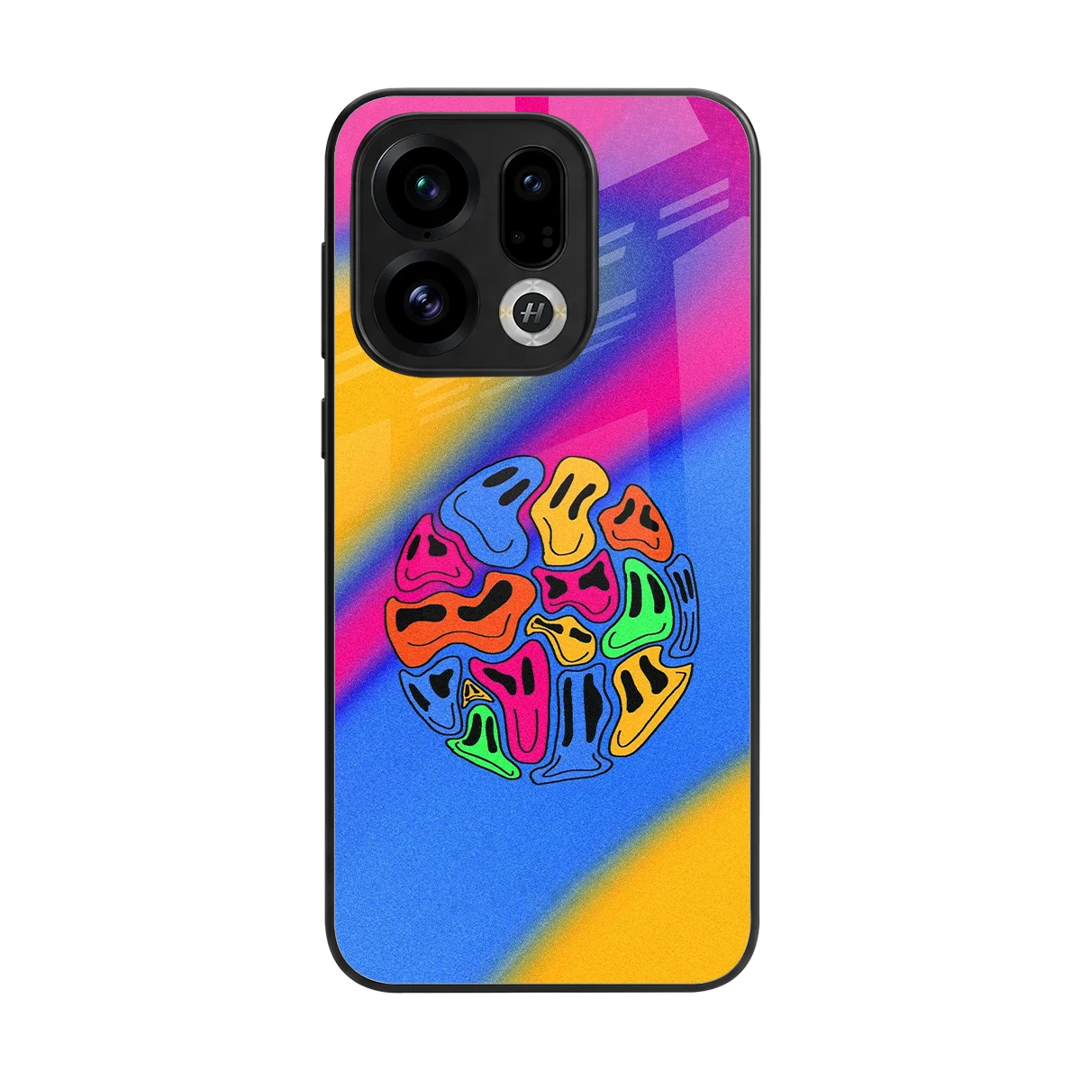 Melted Joy back phone cover | glass case for oppo find x9