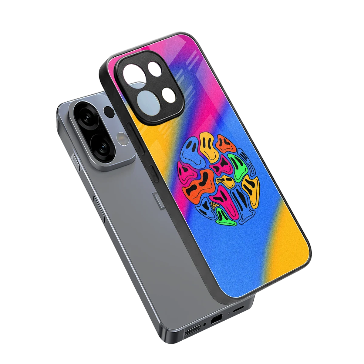 Melted Joy sleek oppo k13 5g cover with tempered glass back and TPU edges