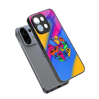 Melted Joy sleek oppo k13 5g cover with tempered glass back and TPU edges