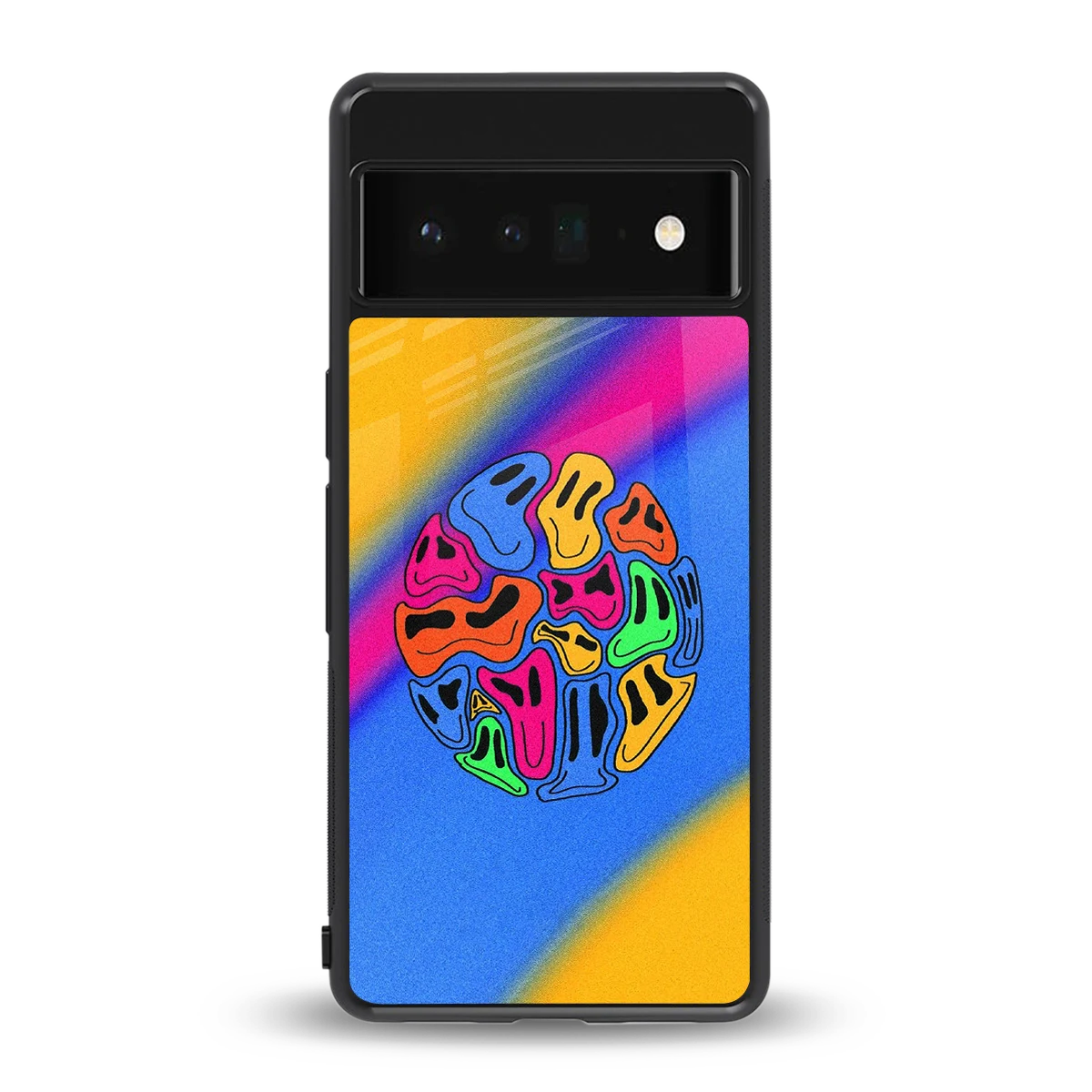 Melted Joy back phone cover | glass case for google pixel 6 pro