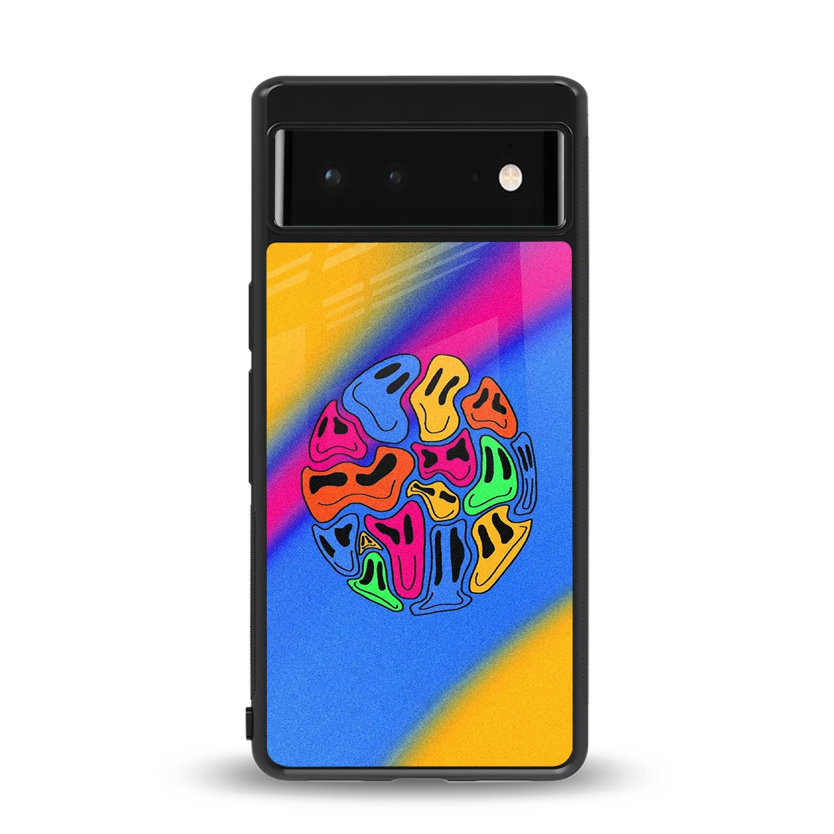 Melted Joy back phone cover | glass case for google pixel 6