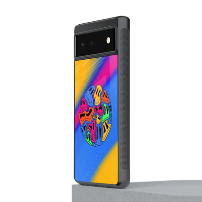Melted Joy stylish phone case for google pixel 6 | glossy glass and slim fit