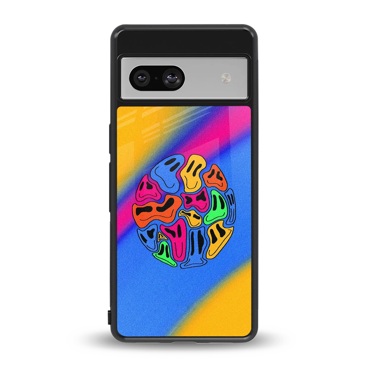 Melted Joy back phone cover | glass case for google pixel 7a