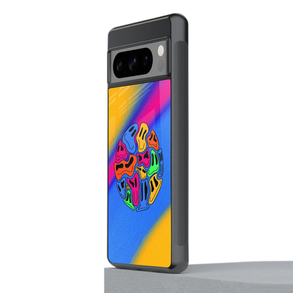 Melted Joy stylish phone case for google pixel 8 pro | glossy glass and slim fit