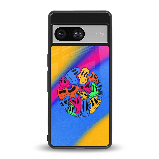 Melted Joy back phone cover | glass case for google pixel 8