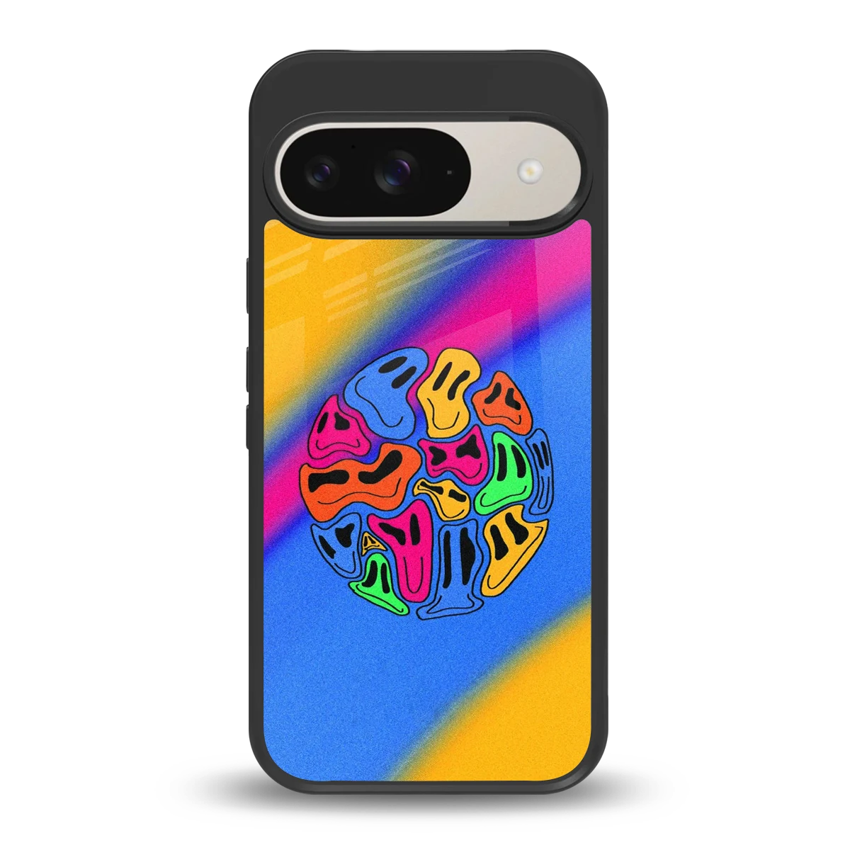 Melted Joy back phone cover | glass case for google pixel 9