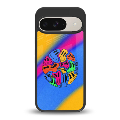 Melted Joy back phone cover | glass case for google pixel 9