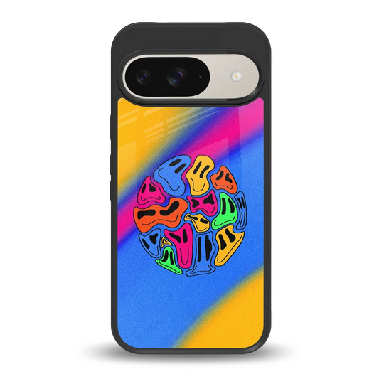 Melted Joy back phone cover | glass case for google pixel 9