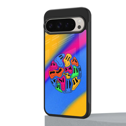 Melted Joy google pixel 9 pro mobile cover | shockproof glass phone case