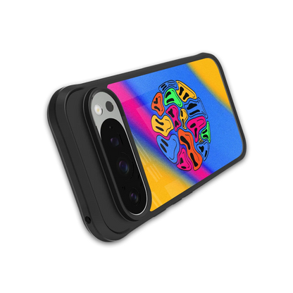 Melted Joy stylish phone case for google pixel 9 pro | glossy glass and slim fit