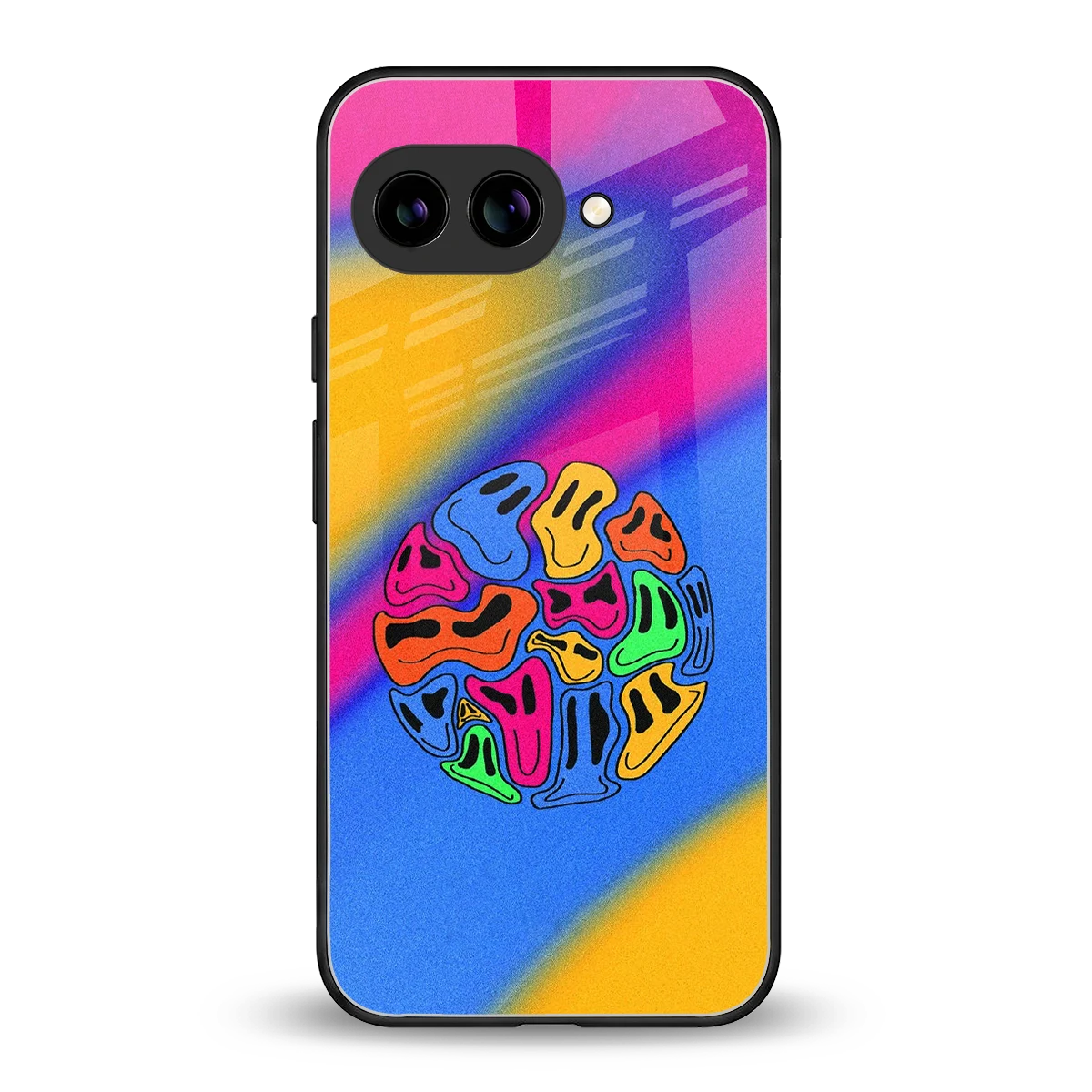 Melted Joy back phone cover | glass case for google pixel 10a